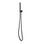 Como Doucheset Mood 60 Zwart – Regendouche 25 cm met Thermostaatkraan -  Plafond