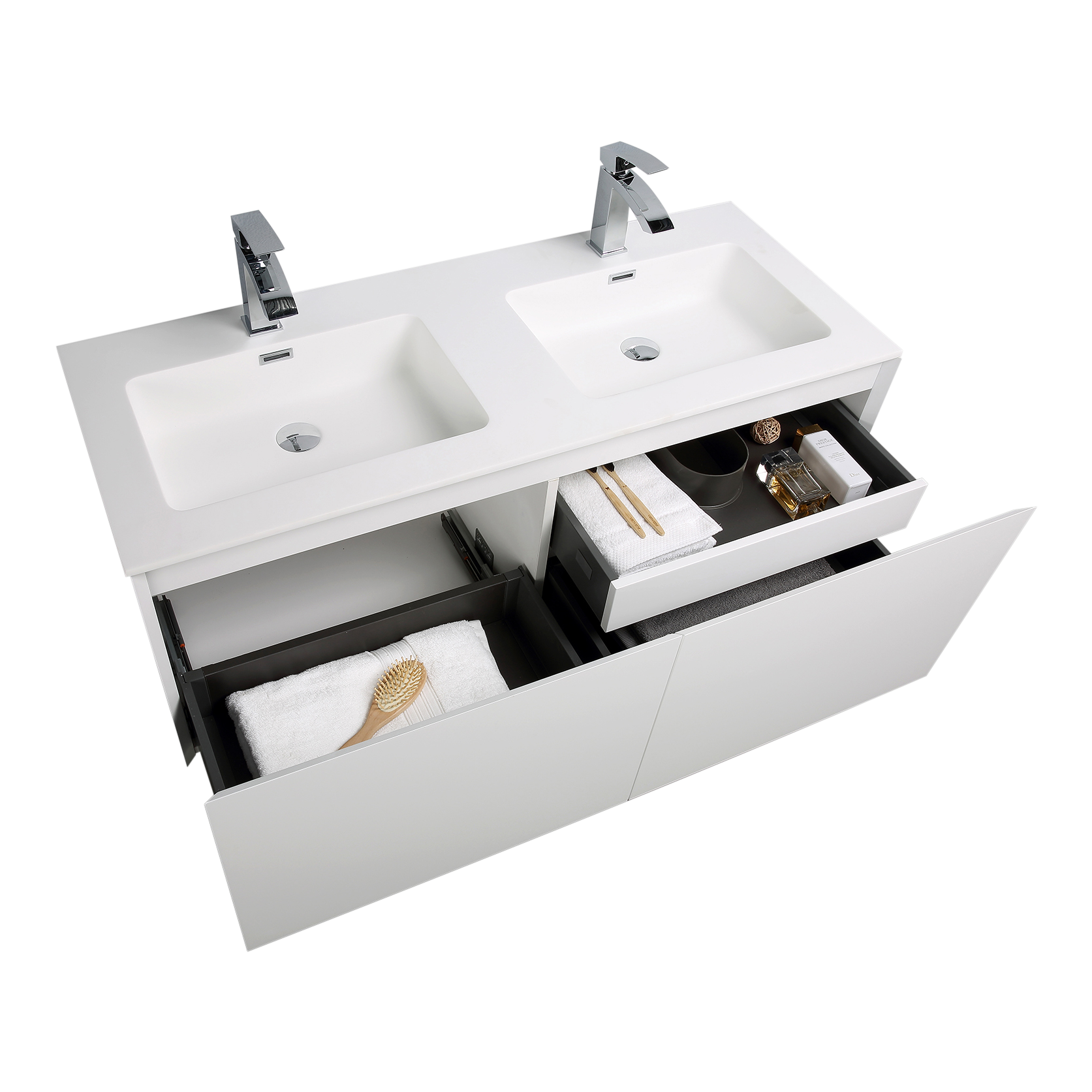 Badkamermeubel met wasbak 120 cm - Stijl en functionaliteit voor elke badkamer