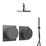 Como Mood 60 doucheset gunmetal