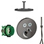 Hansgrohe ShowerSelect  plafond regendoucheset gunmetal - 30 cm hoofddouche