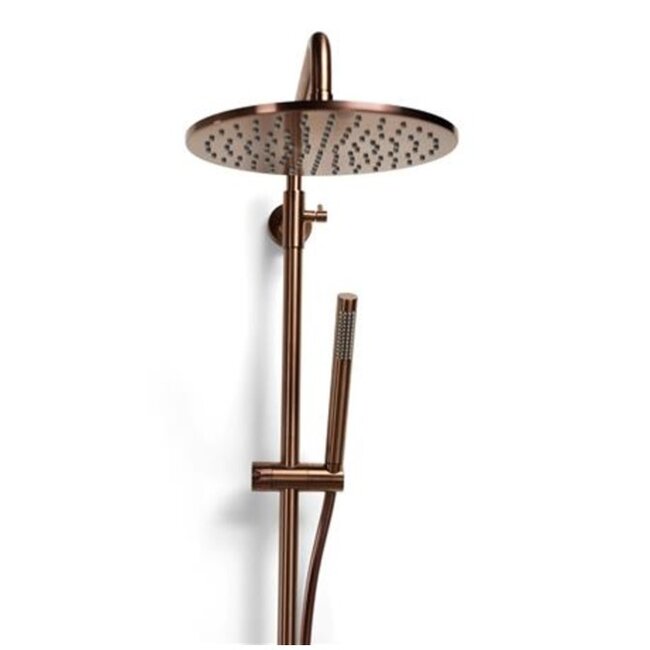 Brondby  opbouw regendouche - thermostatisch - hoofddouche 25cm - geborsteld brons