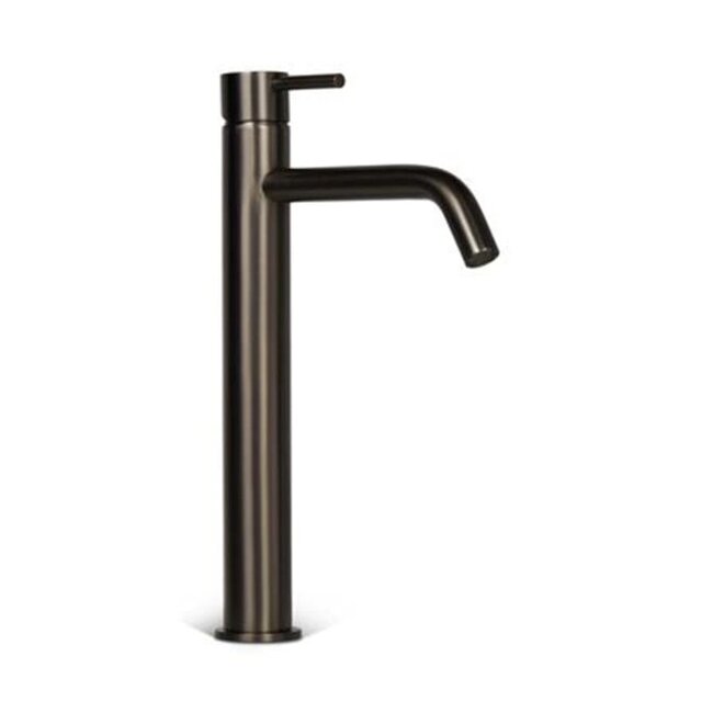 Brondby XL wastafelkraan verhoogd gunmetal cold start