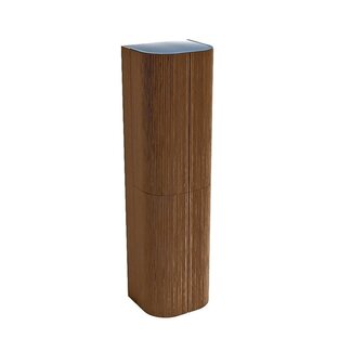 MONDIAZ eiken kolomkast 160cm ronde kleur walnoot