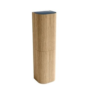 MONDIAZ KURVE-eikenhout kolomkast 160cm 4 deuren
