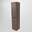 MONDIAZ AIVY badkamer kolomkast walnoot kleur hangend 160cm hoog - Mocha