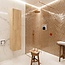 MONDIAZ Beam eiken kolomkast 160cm 2 push-to-open deuren hangend 160cm hoog - washed oak