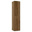 MONDIAZ Beam walnoot kleur kolomkast 160cm 2 push-to-open deuren hangend 160cm hoog
