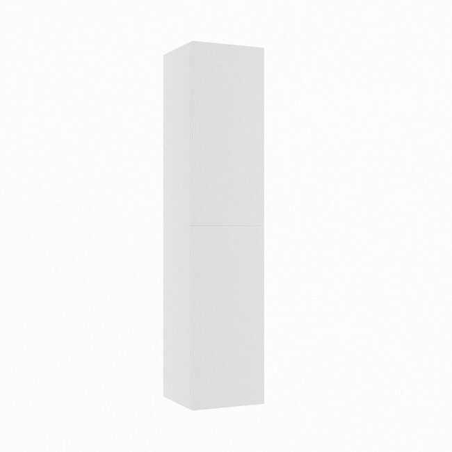MONDIAZ Beam kolomkast 160cm 2 deuren  wit 2 push-to-open deuren hangend 160cm hoog - Copy