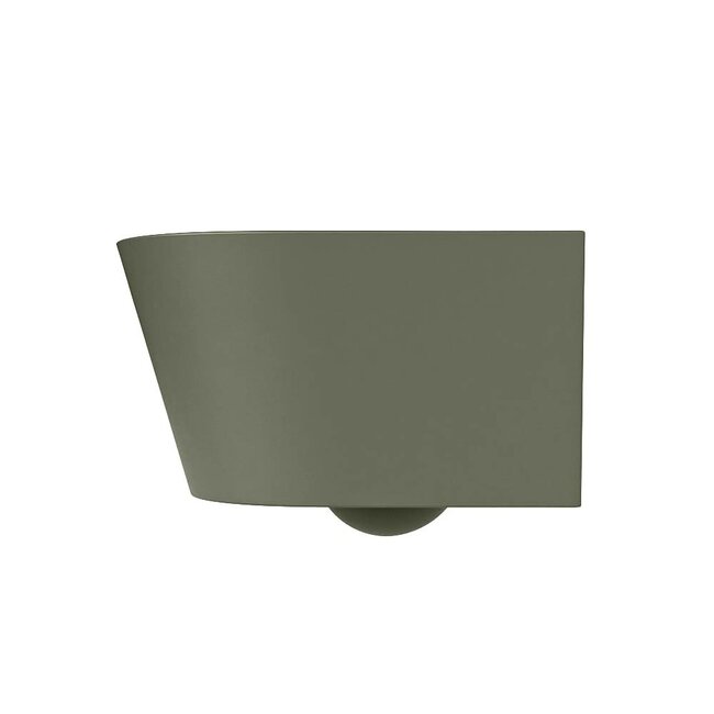 LAVIE Wandcloset Rimless / Rimfree Diepspoel Keramiek 36x36x53-Legergroen