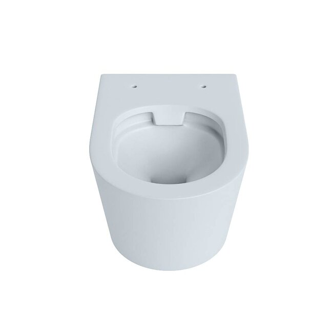 MONDIAZ LAVIE Wandcloset Rimless / Rimfree Diepspoel Keramiek 36x36x53-Licht grijs