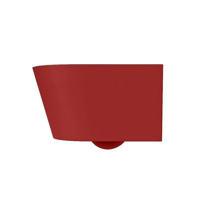 MONDIAZ LAVIE Wandcloset Rimless / Rimfree Diepspoel Keramiek 36x36x53-Rood
