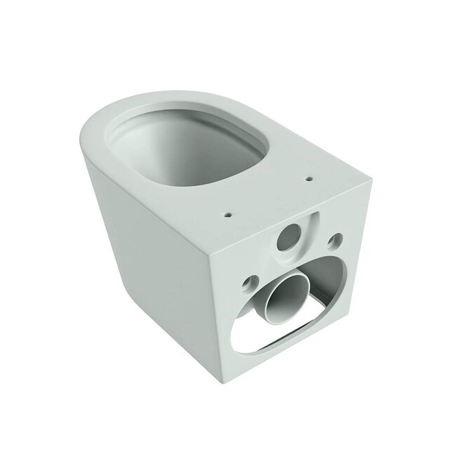 MONDIAZ LAVIE Wandcloset Rimless / Rimfree Diepspoel Keramiek 36x36x53-Mintgroen