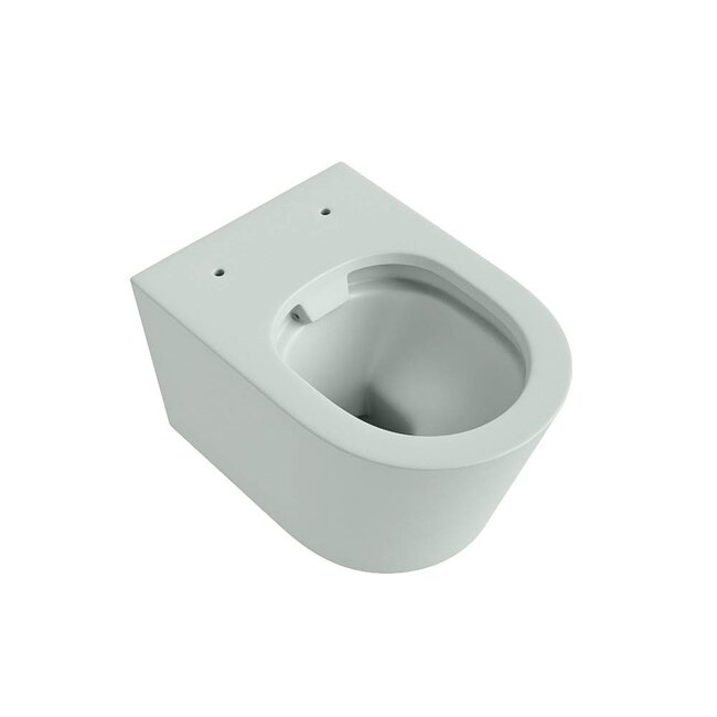 MONDIAZ LAVIE Wandcloset Rimless / Rimfree Diepspoel Keramiek 36x36x53-Mintgroen