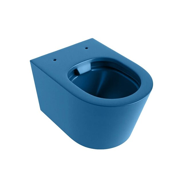 MONDIAZ LAVIE Wandcloset Rimless / Rimfree Diepspoel Keramiek 36x36x53-Blauw