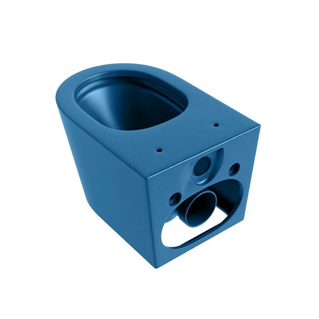 MONDIAZ LAVIE Wandcloset Rimless / Rimfree Diepspoel Keramiek 36x36x53-Blauw