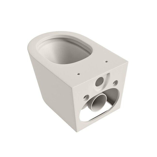 MONDIAZ LAVIE Wandcloset Rimless / Rimfree Diepspoel Keramiek 36x36x53-Beige