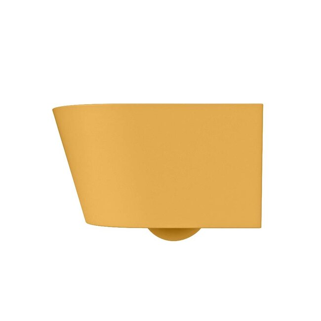 MONDIAZ LAVIE Wandcloset Rimless / Rimfree Diepspoel Keramiek 36x36x53-Geel