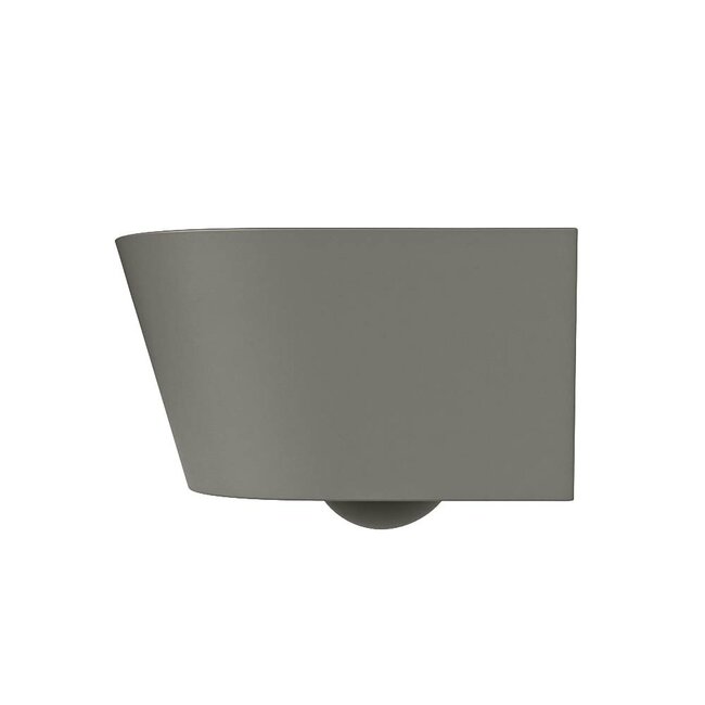 MONDIAZ LAVIE Wandcloset Rimless / Rimfree Diepspoel Keramiek 36x36x53-Taupe