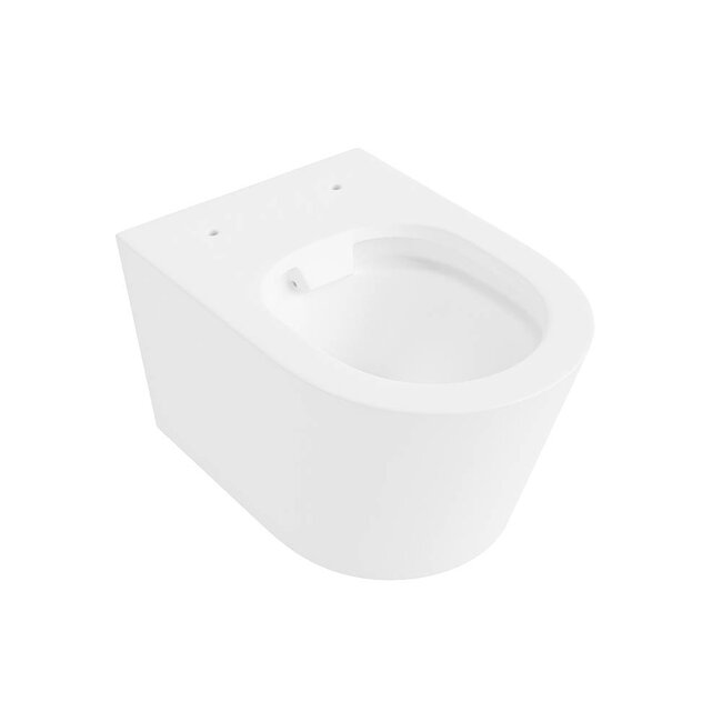 MONDIAZ LAVIE Wandcloset Rimless / Rimfree Diepspoel Keramiek 36x36x53-Mat Wit