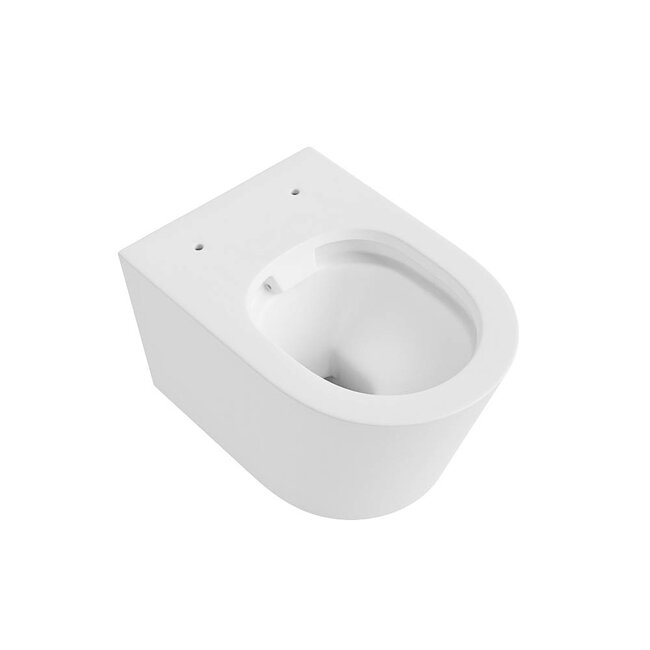 MONDIAZ LAVIE Wandcloset Rimless / Rimfree Diepspoel Keramiek 36x36x53-Mat Wit