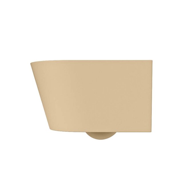 MONDIAZ LAVIE Wandcloset Rimless / Rimfree Diepspoel Keramiek 36x36x53-Zand