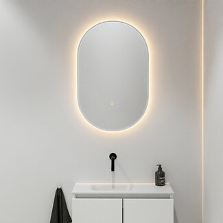 MONDIAZ Ovale badkamerspiegel met led verlichting GLOW-13