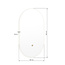MONDIAZ GLOW spiegel ovaal met LED verlichting rondom. & inclusief bewegingsensor - in kleur Bruin - 90 x45 x2,8 cm