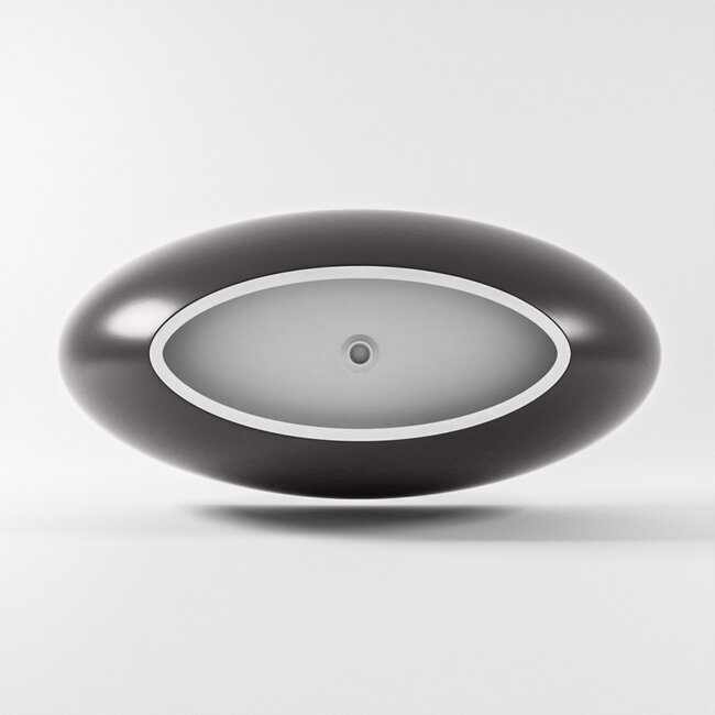 MONDIAZ  FLOAT vrijstaand bad 170x80cm antraciet