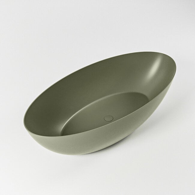 MONDIAZ  FLOAT vrijstaand bad 170x80cm groen