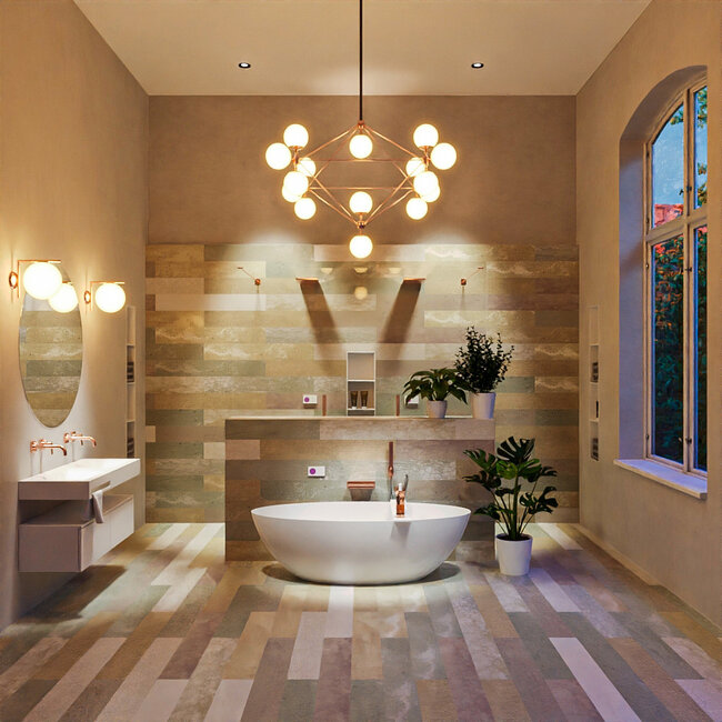 MONDIAZ FLOAT Vrijstaand Bad Ovaal 170x80cm Mat Wit | Luxe Badkamer Design