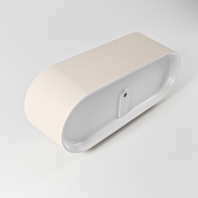 MONDIAZ  NOBLE vrijstaand bad 180x75cm  linen