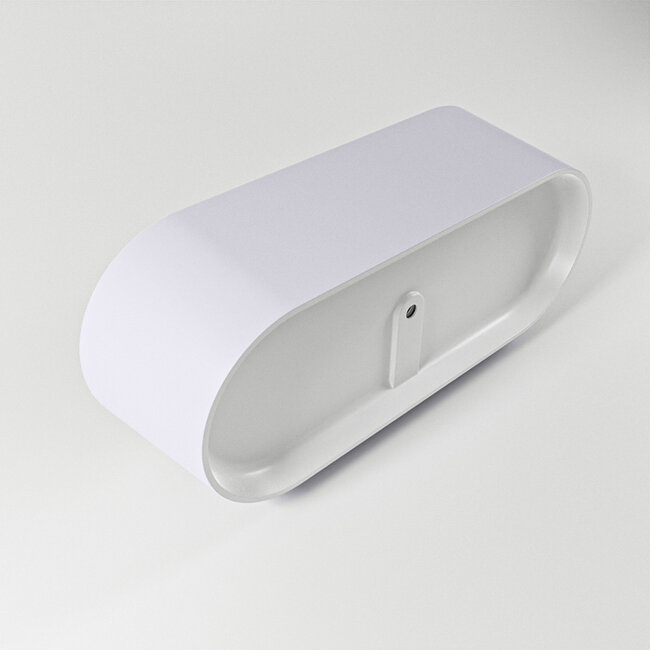 MONDIAZ  NOBLE vrijstaand bad 180x75cm wit