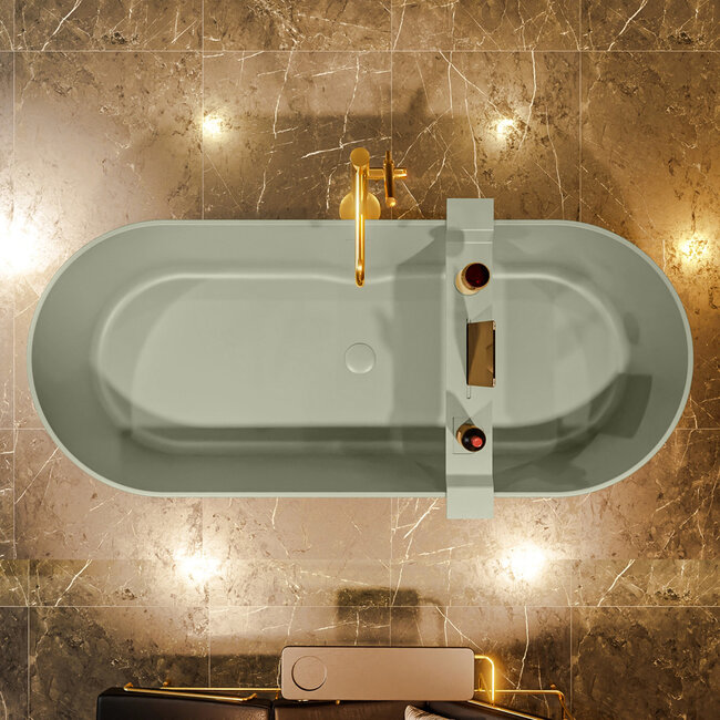 MONDIAZ  NOBLE vrijstaand bad 180x75cm groen