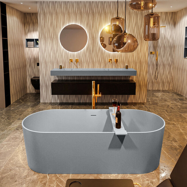 MONDIAZ  NOBLE vrijstaand bad 180x75cm plata