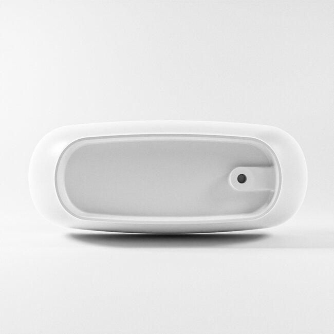 MONDIAZ ROCK Vrijstaand Bad 170x70cm Mat Wit