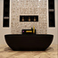 MONDIAZ ROCK Compact Vrijstaand Bad 170x70cm Matzwart
