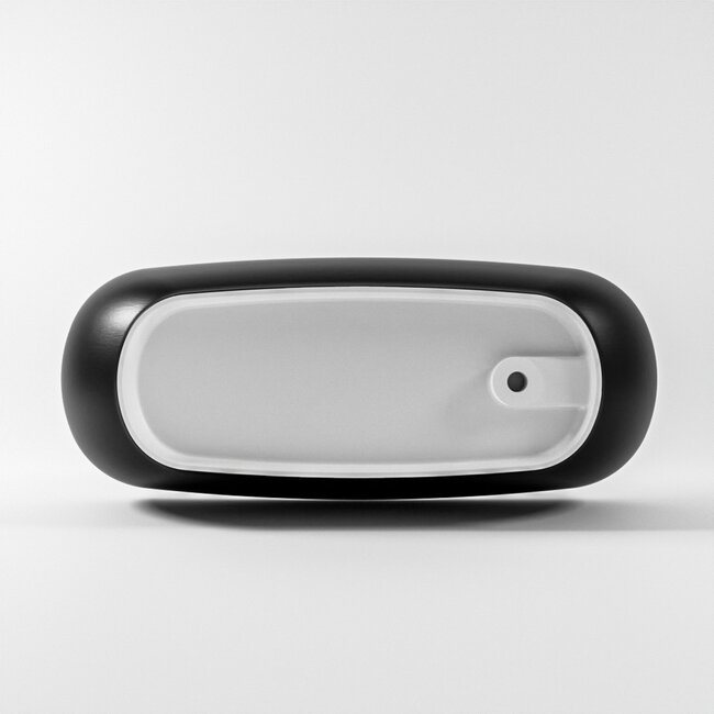 MONDIAZ ROCK Compact Vrijstaand Bad 170x70cm Matzwart