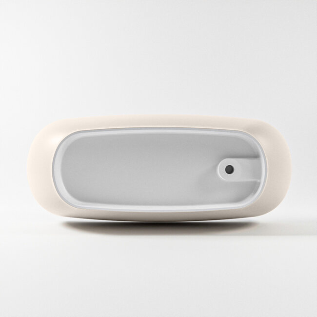 MONDIAZ ROCK Compact Vrijstaand Bad 170x70cm Crème