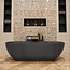 MONDIAZ  ROCK Vrijstaand Bad 170x70cm Antraciet – Compact Luxe Bad