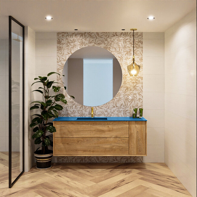 MONDIAZ  ROCK Vrijstaand Bad 170x70cm Antraciet – Compact Luxe Bad