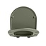 MONDIAZ LAVIE Toiletzitting met quick-release & softclose-Legergroen-Duroplast-Compact