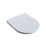 MONDIAZ LAVIE Toiletzitting met quick-release & softclose-Licht grijs-Duroplast-Compact