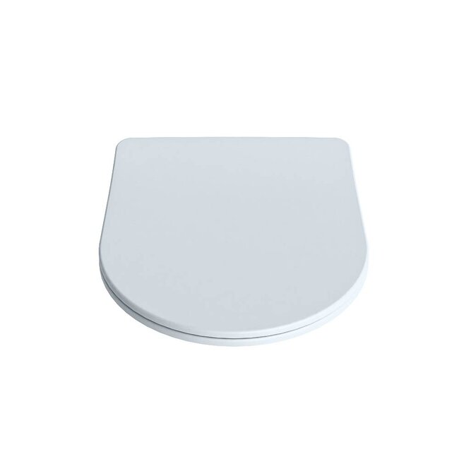 MONDIAZ LAVIE Toiletzitting met quick-release & softclose-Licht grijs-Duroplast-Compact