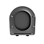 MONDIAZ LAVIE Toiletzitting met quick-release & softclose-Antraciet-Duroplast-Compact