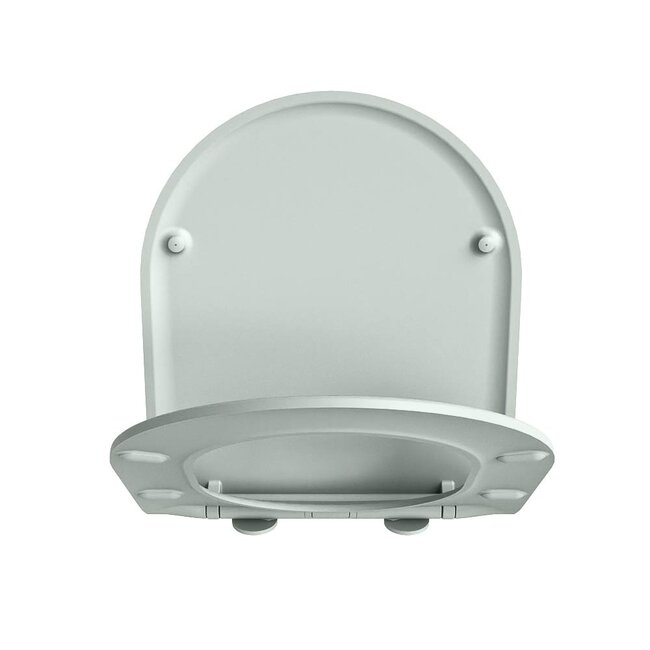MONDIAZ LAVIE Toiletzitting met quick-release & softclose-Mintgroen-Duroplast-Compact