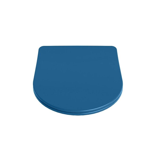 MONDIAZ LAVIE Toiletzitting met quick-release & softclose-Blauw-Duroplast-Compact