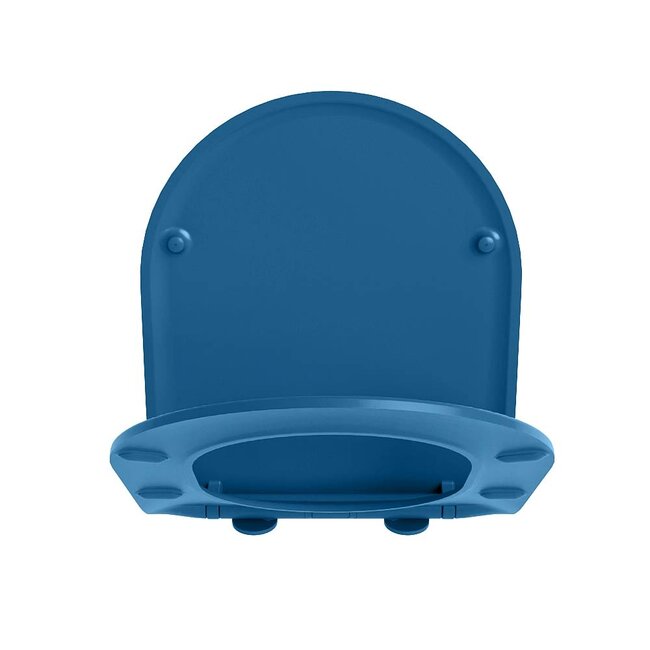 MONDIAZ LAVIE Toiletzitting met quick-release & softclose-Blauw-Duroplast-Compact