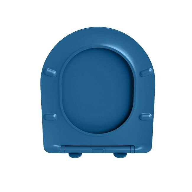 MONDIAZ LAVIE Toiletzitting met quick-release & softclose-Blauw-Duroplast-Compact