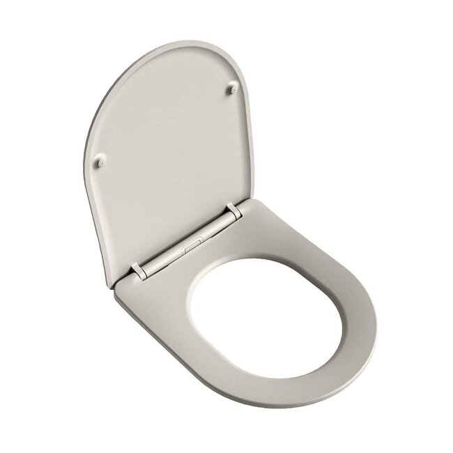 MONDIAZ LAVIE Toiletzitting met quick-release & softclose-Beige-Duroplast-Compact