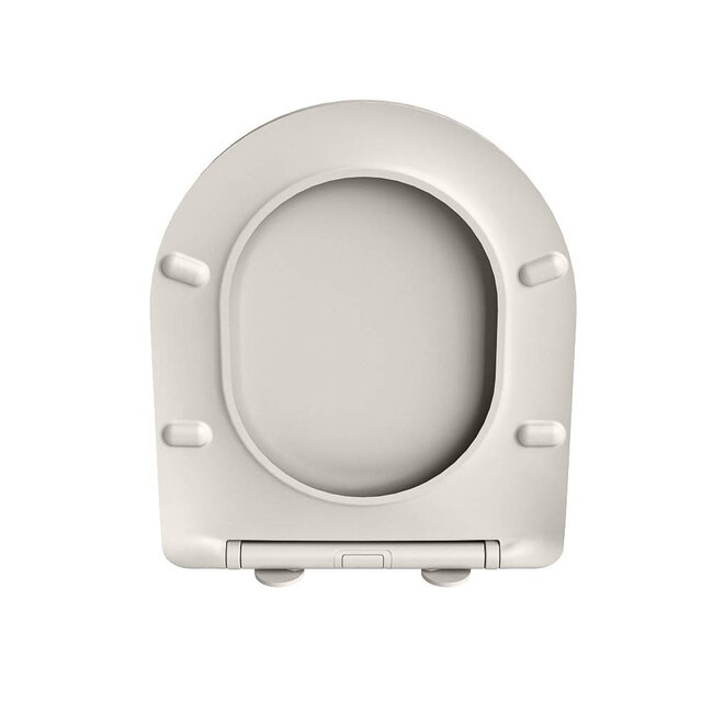 MONDIAZ LAVIE Toiletzitting met quick-release & softclose-Beige-Duroplast-Compact
